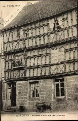 Ak Falaise Calvados, Ancienne Maison rue des Cordeliers