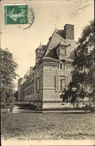 Ak Fervaques Calvados, Le Chateau, Pavillon Henri IV