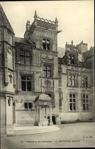 Ak Fontaine Henry Calvados, Le Chateau