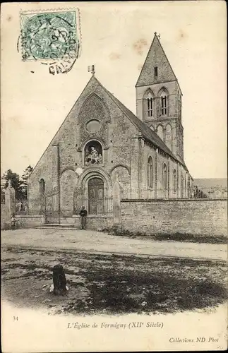 Ak Formigny Calvados, L'Eglise