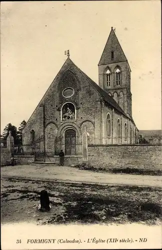 Ak Formigny Calvados, L'Eglise