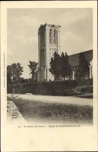 Ak Goustranville Calvados, L'Eglise