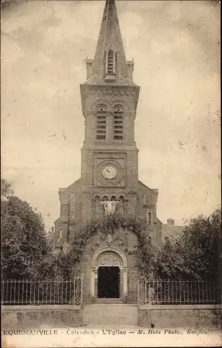 Ak Équemauville Calvados, L'Eglise