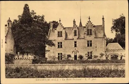 Ak Gennes Maine et Loire, La Roche Froissard