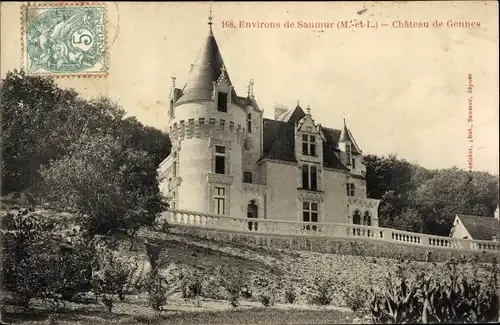 Ak Gennes Maine et Loire, Le Chateau