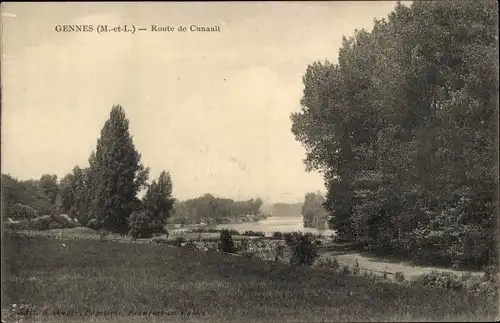 Ak Gennes Maine et Loire, Route de Cunault