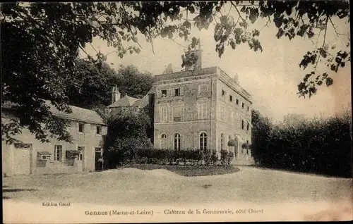 Ak Gennes Maine et Loire, Chateau de la Gennevraie