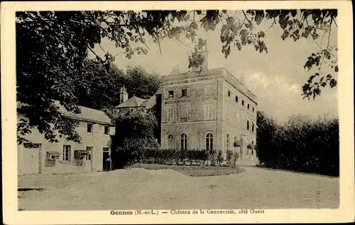 Ak Gennes Maine et Loire, Chateau de la Gennevraie