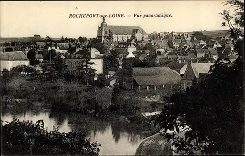 Ak Rochefort sur Loire Maine et Loire, Vue panoramique