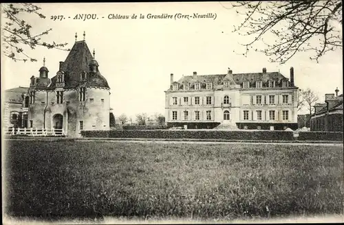 Ak Grez Neuville Maine et Loire, Chateau de la Grandiere