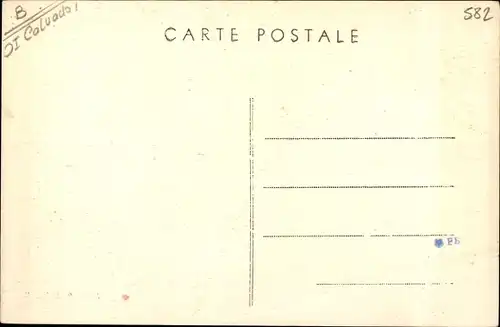 Ak Bretteville sur Odon Calvados, L'Eglise, Ensemble vu du Presbytere