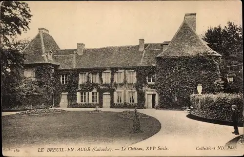 Ak Le Breuil en Auge Calvados, Le Chateau