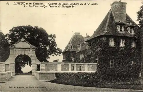 Ak Le Breuil en Auge Calvados, Le Chateau