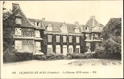 Ak Le Breuil en Auge Calvados, Le Chateau