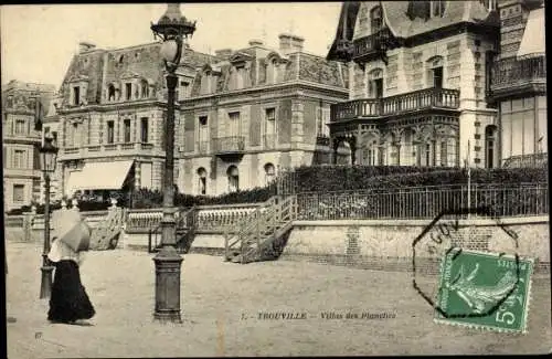 Ak Trouville Calvados, Villas des Planches