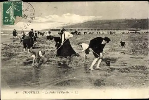 Ak Trouville Calvados, La Pache a l'Equille