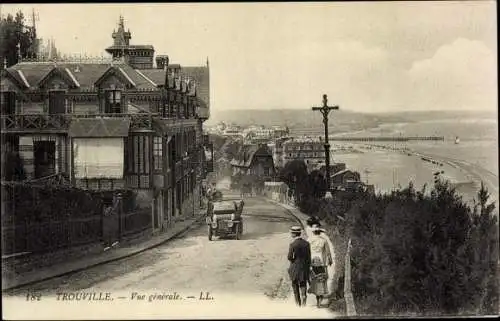 Ak Trouville Calvados, Vue generale