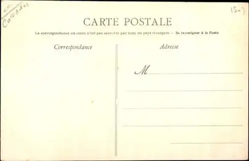 Ak Trouville Calvados, La Poste et la rue Victor Hugo