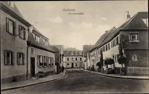 Ak Hofheim in Unterfranken, Obertorstraße