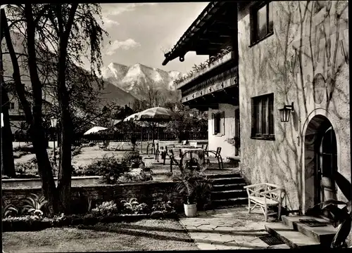 Ak Ruhpolding in Oberbayern, Hotel Haus Höfer, Zellerstraße