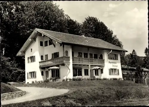 Foto Ak Ruhpolding in Oberbayern, Fremdenheim Utzinger