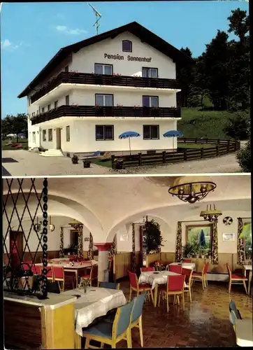 Ak Antwort Bad Endorf im Chiemgau Oberbayern, Gasthof Pension Sonnenhof