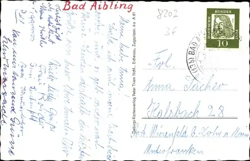 Ak Bad Aibling in Oberbayern, Kuranstalt Harthausen