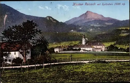 Ak Reisach Oberaudorf in Oberbayern, Kloster mit Spitzstein