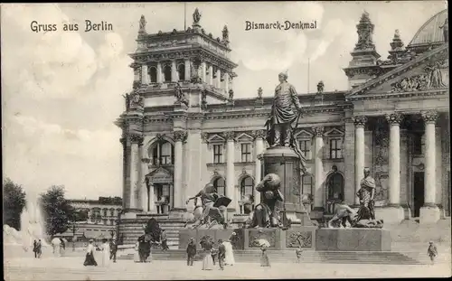 Ak Berlin Mitte, Bismarckdenkmal