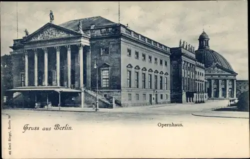 Ak Berlin Mitte, Opernhaus