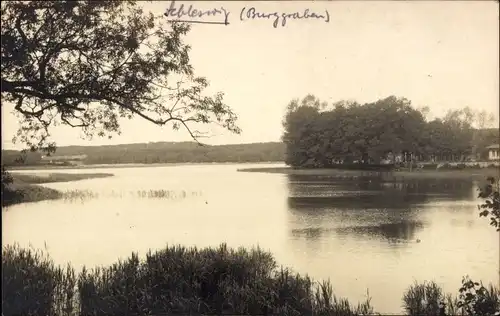 Foto Ak Schleswig, Am Burggraben