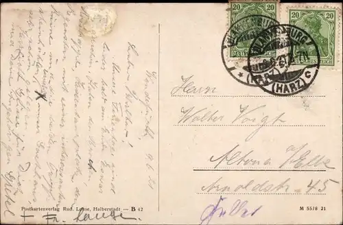 Ak Wendefurth Thale im Harz, Gesamtansicht