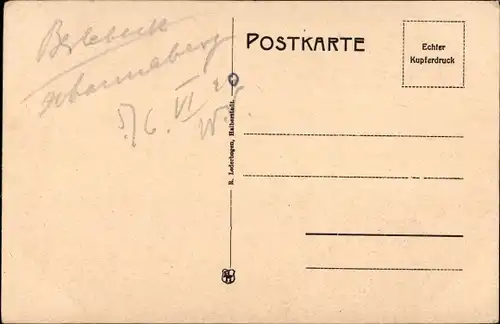 Ak Berlebeck Detmold, Partie am Johannaberg