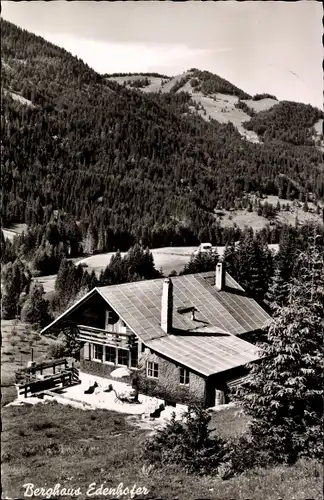 Ak Gunzesried Blaichach im Allgäu, Berghaus Edenhofer