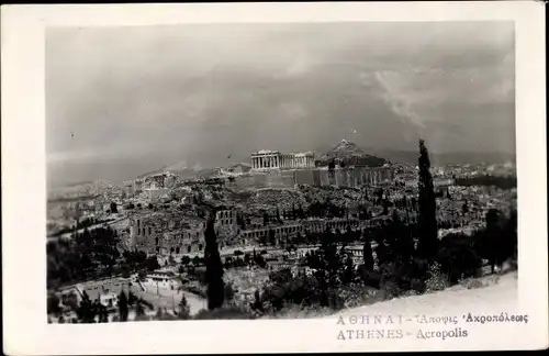 Foto Ak Athen Griechenland, Acropolis