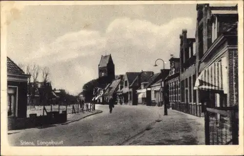 Ak Stiens Friesland Niederlande, Langebuurt