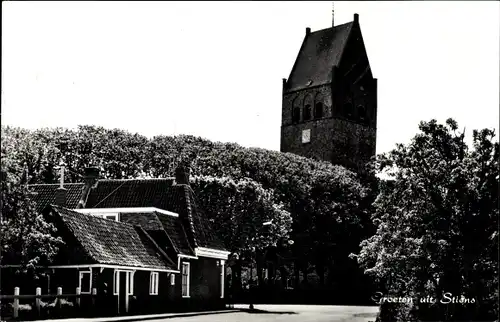 Ak Stiens Friesland Niederlande, Ned. Herv. Kerk