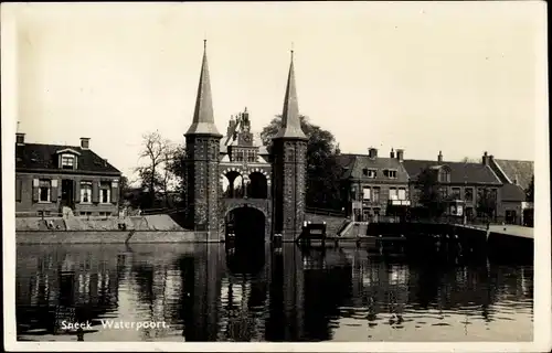 Ak Snits Sneek Friesland Niederlande, Waterpoort