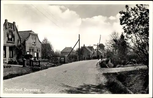 Ak Oosterland Zeeland, Dorpsweg, Windmühle