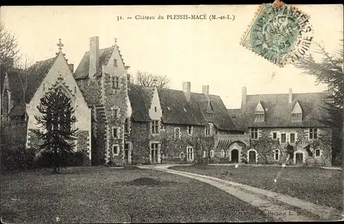 Ak Le Plessis-Macé Maine-et-Loire, Château