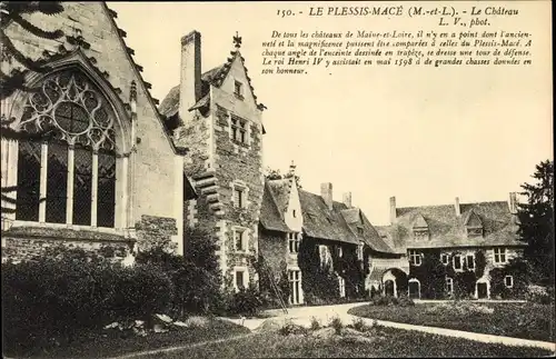 Ak Le Plessis-Macé Maine-et-Loire, Château