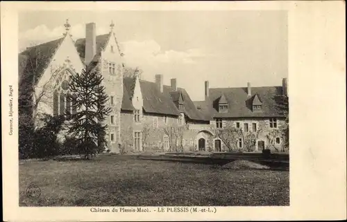 Ak Le Plessis-Macé Maine-et-Loire, Château