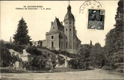 Ak Savennières Maine-et-Loire, Château de Varennes