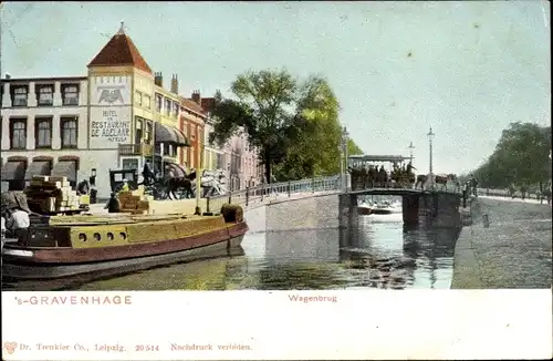 Ak 's Gravenhage Den Haag Südholland, Wagenbrug