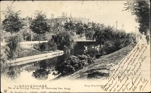 Ak 's Gravenhage Den Haag Südholland, Brug Sweelinckplein