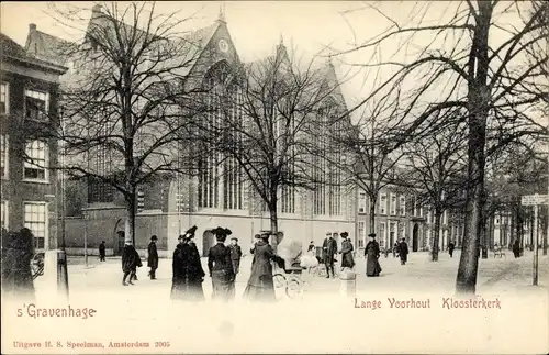 Ak 's Gravenhage Den Haag Südholland, Lange Voorhout, Kloosterkerk