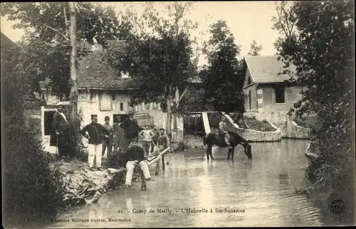 Ak Mailly le Camp Aube, L'Huitrelle a Sainte Suzanne