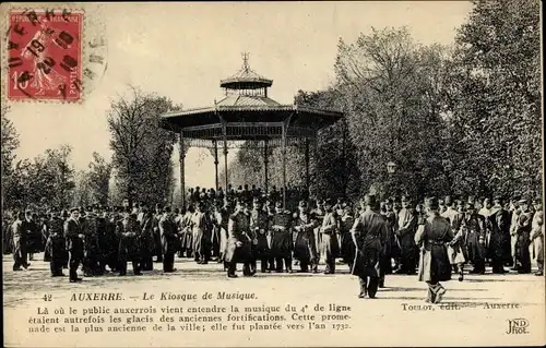 Ak Auxerre Yonne, Le Kiosque de Musique, 4e de ligne