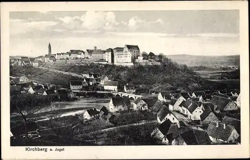 Ak Kirchberg an der Jagst, Gesamtansicht