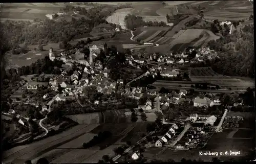 Ak Kirchberg an der Jagst, Fliegeraufnahme